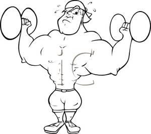 Body_Builder_Strong_Man_Lifting_Barbells_and_Looking_Like_a_Bully_Royalty_Free_Clipart_Picture_110614-181442-637012